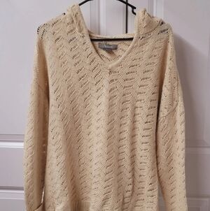 Natural Reflections Sweater Women's Size: XL Hooded